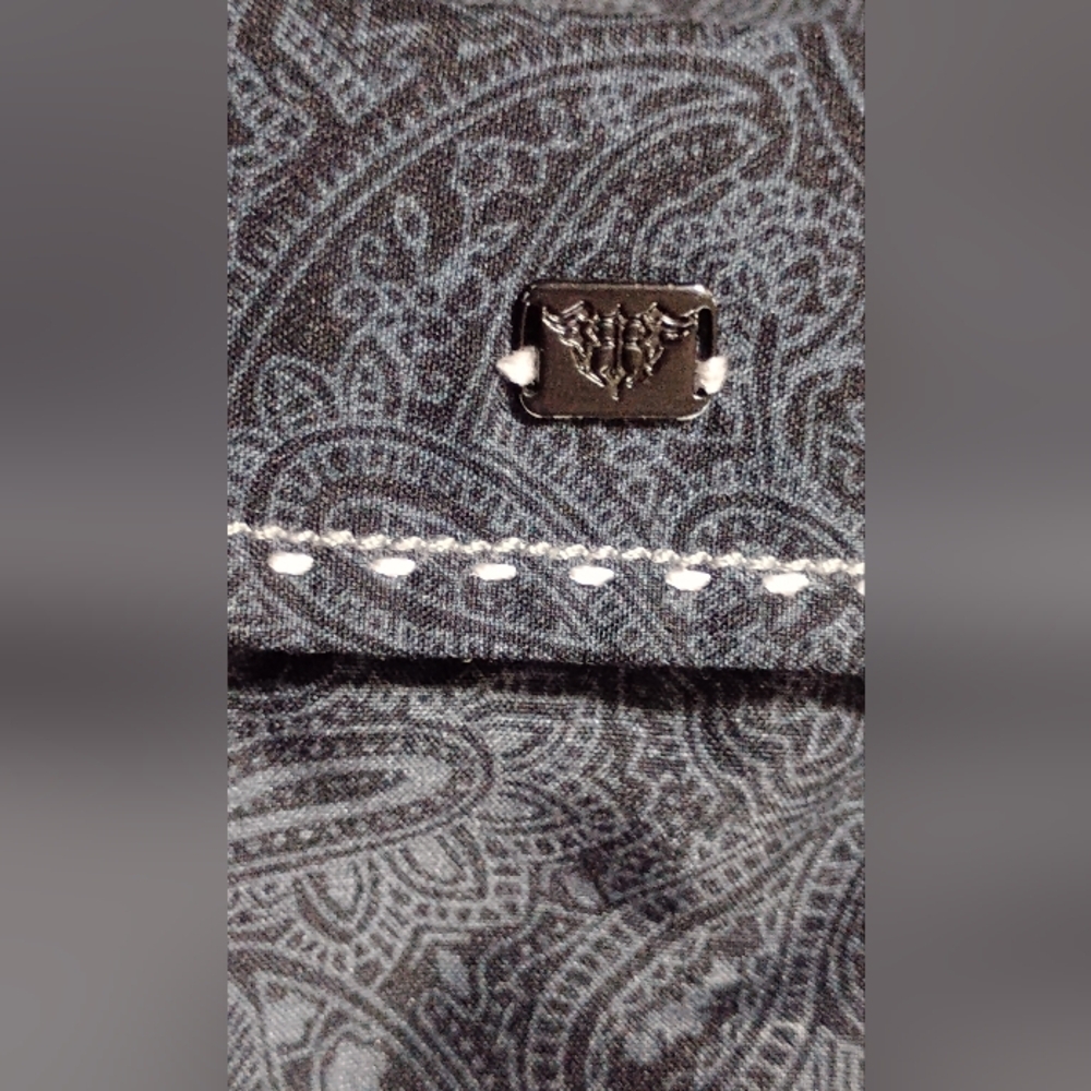 Roar Signature Button Down Shirt Mens XL Black - Picture 7 of 16